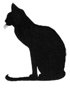 silhouette de chat